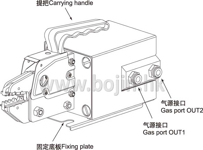 Pneumatic Terminal Crimping Machine BJ-606E 