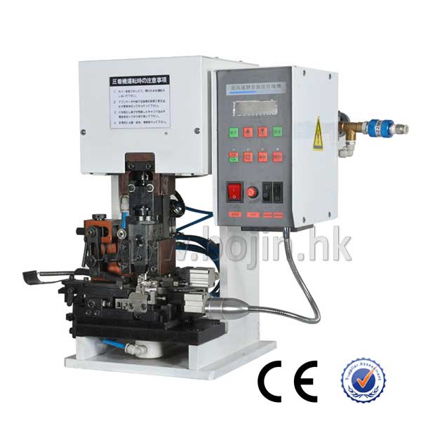 Semi-automaitc Mute Wire Stripping And Crimping Machine BJ-1.5TM